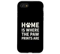 Home Dove sono le stampe di zampa. Pet Love. Custodia per iPhone SE (2020) / 7 / 8