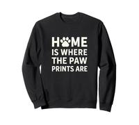 Home Dove sono le stampe di zampa. Pet Love. Felpa