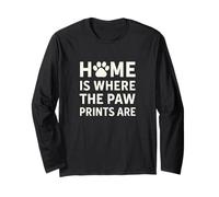 Home Dove sono le stampe di zampa. Pet Love. Maglia a Manica