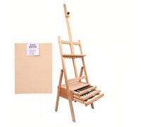 Home Easel, Studio Outdoor Wooden Easel Student Adult with Drawer Easel Sketch Painting Tray Type Easel