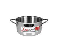 HOMe Casseruola Inox Ecopoint 2 Manici Cm12