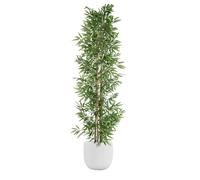 Home ESPRIT Albero Poliestere Bambù 40 x 40 x 180 cm