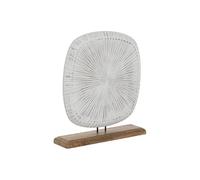 Home ESPRIT Figura Decorativa Bianca Marrone Moderno 30 x 8 x 34 cm