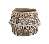 Home ESPRIT Fioriera Marrone Beige Cemento Tropicale 34 x 34 x 26 cm