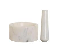 Home ESPRIT Mortaio Marmo 12,5 x 12,5 x 6,5 cm