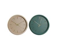 E_0002_S3054793 Home Esprit Orologio da Parete Home ESPRIT Verde Rosa PVC Modern