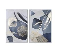 Home ESPRIT Quadro astratto moderno 83 x 4,5 x 123 cm (2 pezzi)
