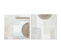 E_0002_S3058236 Home Esprit Quadro Home ESPRIT Beige Grigio Tela Legno MDF Astra