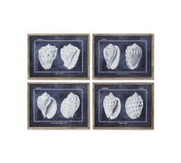 Home ESPRIT Quadro LUCOLA 60 X 2,5 X 45 CM (4 Pezzi)