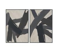 E_0002_S3056177 Home Esprit Quadro Home ESPRIT Marrone Nero Beige Astratto Moder
