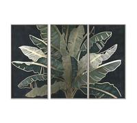 Home ESPRIT Set di 3 quadri Palme Tropicale 180x4x120 cm (3 pezzi)