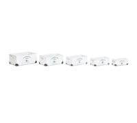 E_0002_S3056122 Home Esprit Set di Scatole Decorative Home ESPRIT Sanderford Bia