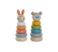 Home ESPRIT Set educativo 5,5 x 5,5 x 14 cm Animali (2 pezzi)