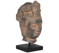 E_0002_S3055366 Home Esprit Statua Decorativa Home ESPRIT Marrone Nero Buddha Or