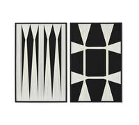 Home ESPRIT Tela Moderna 60 x 3 x 90 cm (2 Pezzi)