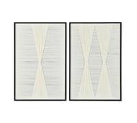 Home ESPRIT Tela Moderna 60 x 3 x 90 cm (2 Pezzi)