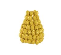Home ESPRIT Vaso Giallo Ceramica Gres Tropical 26 x 26 x 33 cm