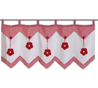 Home Fashion 23329-507 Coffee House grucce con Fiori, in Mussola di Cotone, 50 x 20 cm