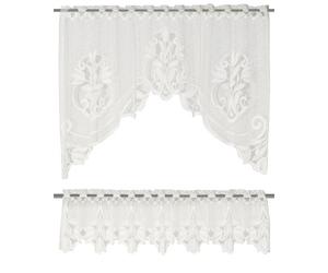 Home Fashion 55754-101 2 Pezzi, con Motivo Jacquard, Design House e caffè, 30 A, 75 x 150 cm