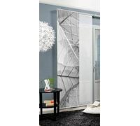 Home Fashion BLATTARI, poliestere, grigio, 245 x 60 cm