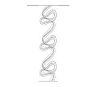 Home Fashion Milton Tenda a Pannello, Poliestere, Grigio, 245 x 60 cm