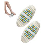 Home Foot Roller Acupressure Massager, Acupressure Foot Reflexology Mat, Portable Dual Massage Roller, Stress Reduction, For Men and Women Home Travel (2PCS)