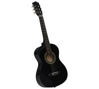 Home & Garden - Chitarra classica per principianti e bambini, 1/2, 86,4 cm, colore: nero