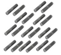 Home Gate Door Window Part Male to Female Iron Hinge Pin 8mmx40mm 20 Pairs