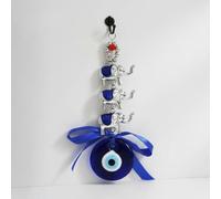 Home Genie Elefante malocchio da appendere per Vastu Nazar Suraksha Reiki Guarigione Blu Evil Eye da appendere per casa, auto e porta/ufficio da appendere buona fortuna successo prosperità salute