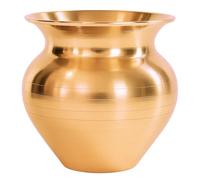 Home Genie Pure Copper Lota Kalash for Pooja | Traditional Water Pot for Hindu Rituals, Temple Use, Vastu Decoration & Daily Spiritual Practice - 62g - Handmade Finish