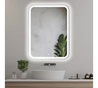 Home Glow Specchio Bagno LED 60 × 80 cm, Illuminazione Frontale