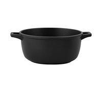 Home Granchef Casseruola Fus Antiaderente Ex/Chef 2 Manici Cm18 Pentole Cucina, Alluminio pressofuso, Nero, 18 cm