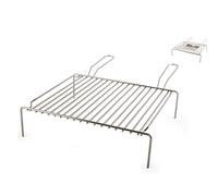 Home Graticola per camino con 2 manici cm. 40x35