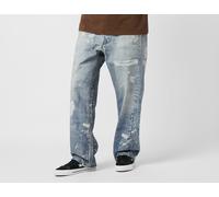 Home Grown Carter Distressed Print Loose Jeans, Blu S,M,L,XL
