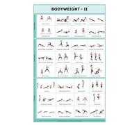 Home Gym Workout Poster: Bodyweight Training Chart with Customizable Routines for Strength and Cardio - Durable Laminated Fitness Guide for Men & Women(Framed,12x18inch(30x45cm))