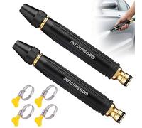 Home High-Pressure Car Wash Water Gun, Pistola ad acqua ad alta pressione ad alta pressione con Booster Nozzle, Leak-Proof Design con 3 modalità spray per auto, piante, cantiere Cleaning