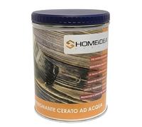 Home Idea Italia Impregnante per Legno Cerato Protettivo a Base d'Acqua Pronto all'Uso Confezione da 1,5 litri (Giallo sole)