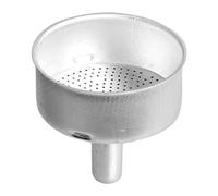 Home Imbuto per Caffettiera Moka da 9 Tazze, Alluminio, Argento, 13x9x20 cm