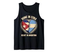Home in Cuba Heart in Argentina Half Argentine Cuban Roots Canotta