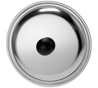 Home in Rombo Home Coperchio Inox Concrav Cm40 Pentole E Preparazione Cucina, Acciaio Inossidabile, Argento, 40 cm