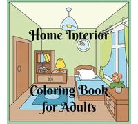 Home Interior Coloring Book for Adults