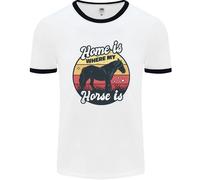 Home Is Where My Horse È Divertente Equestre Uomo Ringer