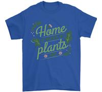 Home Is Where My Plants Are Divertente Giardinaggio T-Shirt 100% Cotone
