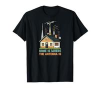 Home Is Where The Antenna Is Ham Radio Operator Maglietta