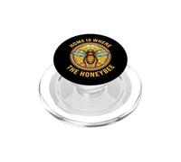Home Is Where The Honeybee apicoltore apicoltura giardino PopSockets PopGrip per MagSafe