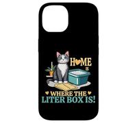HOME IS WHERE THE LITER BOX IS Custodia per iPhone 14