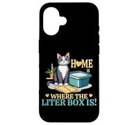 HOME IS WHERE THE LITER BOX IS Custodia per iPhone 16