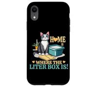 HOME IS WHERE THE LITER BOX IS Custodia per iPhone XR