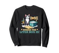 HOME IS WHERE THE LITER BOX IS Felpa