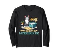 HOME IS WHERE THE LITER BOX IS Maglia a Manica